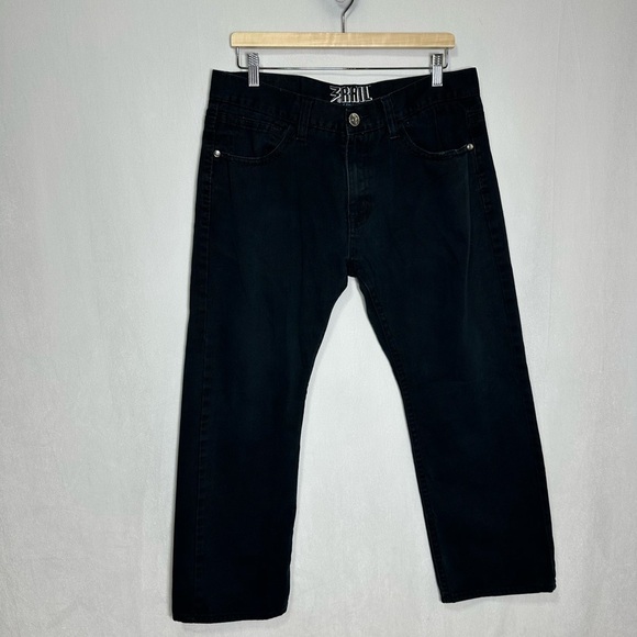 Zoo York 3rd Rail baggy black distressed jeans - 36/30 - Picture 3 of 4